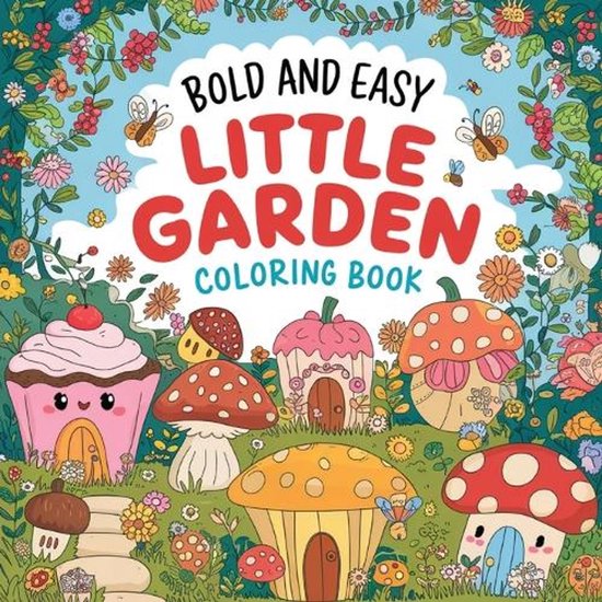 Little Garden Bold & Easy Coloring Book for Women