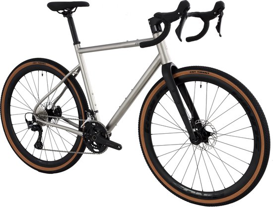 RINOS Titanium Gravel Bike Atlas1.0 Shimano GRX400, 20 versnellingen, hydraulische schijfremmen, lichtgewicht, allround fiets voor elk terrein, 54 van Rinos — afbeelding 2