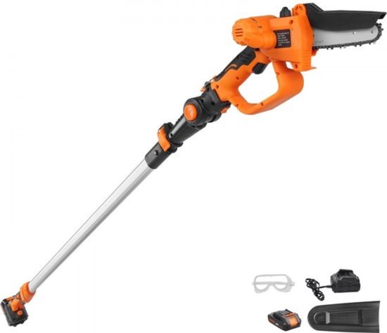 Boom Snoeigereedschap - 2-in-1 - Snoerloze Stokzaag - 8 ft Snoerloos Tuingereedschap voor Het Snoeien van Bomen - Zaag voor Hoge Takken - 22000RPM van KIMO — afbeelding 3