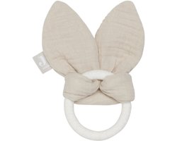 Jollein Bijtring Siliconen Bunny Ears - Nougat
