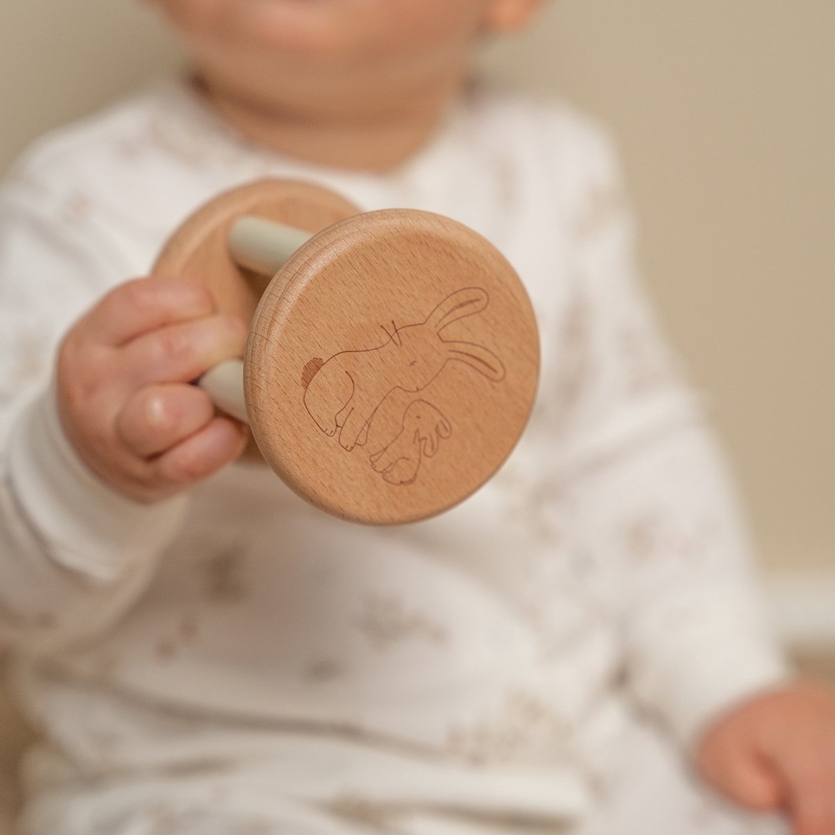 Little Dutch - Rollende Rammelaar FSC - Baby Bunny — afbeelding 8