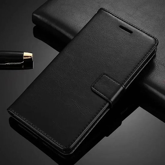 Étui portefeuille compatible avec Xiaomi 13T et Xiaomi 13T Pro - Zwart