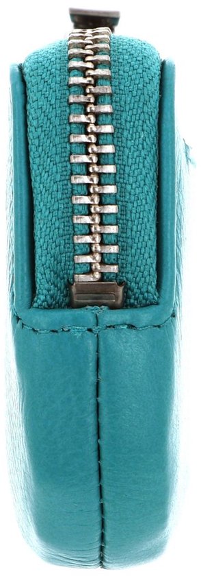 Golden Head Cuir Étui à clés Madrid Zipped Key Case Turquoise