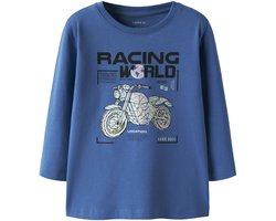 Name it T-shirt blauw - NMMBRYSO - Maat 110