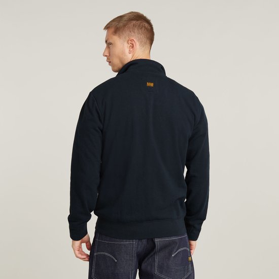 Sweat à Fermeture éclair G-Star Raw Homme - Col Montant, Poches Latérales - Coupe Droite Et Confortable - 14