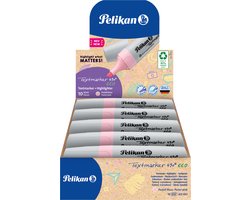 Pelikan Textmarker 490 - Eco markeerstift - Pastel roze - 10 stuks