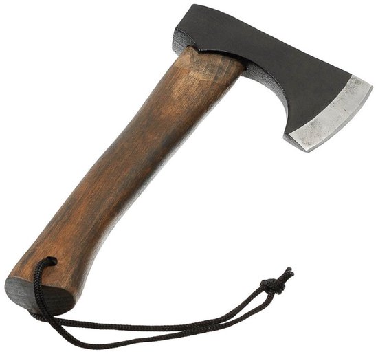 Fox outdoor Viking bijl compact met leren schede van Fox Outdoor — afbeelding 2