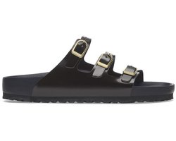 Birkenstock Florida Fresh Slippers - High Shine Black - Regular Fit - Maat 38 - Dames