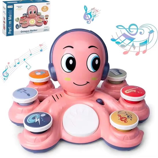 Special Ones -Musical Octo – Octopus Muziekfeest – Leuk Muziek Speelgoed voor Baby's & Kleuters – Stimulatie van Zintuigen