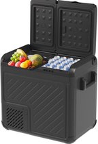 Bol.com Auronic Elektrische Koelbox - Compressor - Twee Zones - 12V 230 Volt - Camping Koelkast - Auto - Vriezen en Koelen - 55L... aanbieding