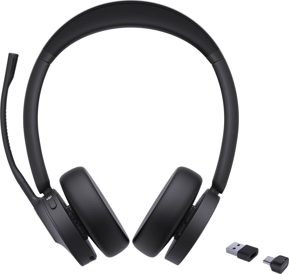 Yealink BH70 Dual Teams - Bluetooth Headset USB-C/A - Draadloos (bluetooth) - Bluetooth 5.2 - On-Ear - Zwart