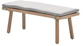 Decala sportbank - aluminium - light teak look - desert sand