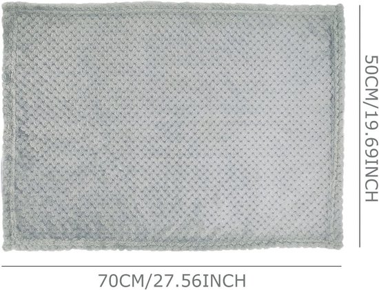 Nobleza 6 x Huisdier Deken Zachte Warme Hondendeken Wasbare Fleece Kattendeken Geschikt voor Kleine Middelgrote Hond Puppy Katten Huisdier beige 120 * 100cm