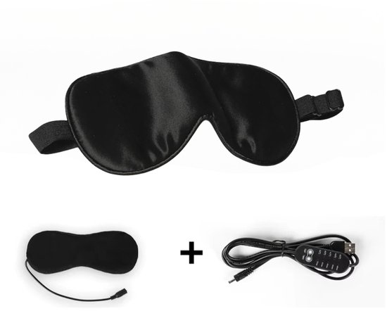 Foto: Relaxeazzz lola de kat knuffel reiskussen slaapmasker 2 in 1 set voor kinderen in vliegtuig of auto