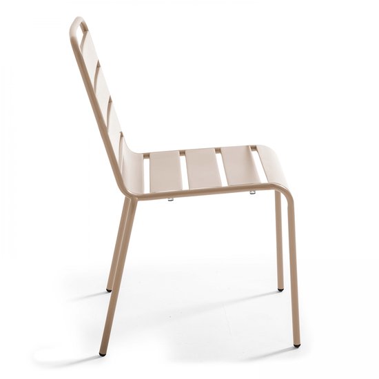 Set di 2 lettini prendisole in alluminio e textilène blu Noumea Maisons du Monde