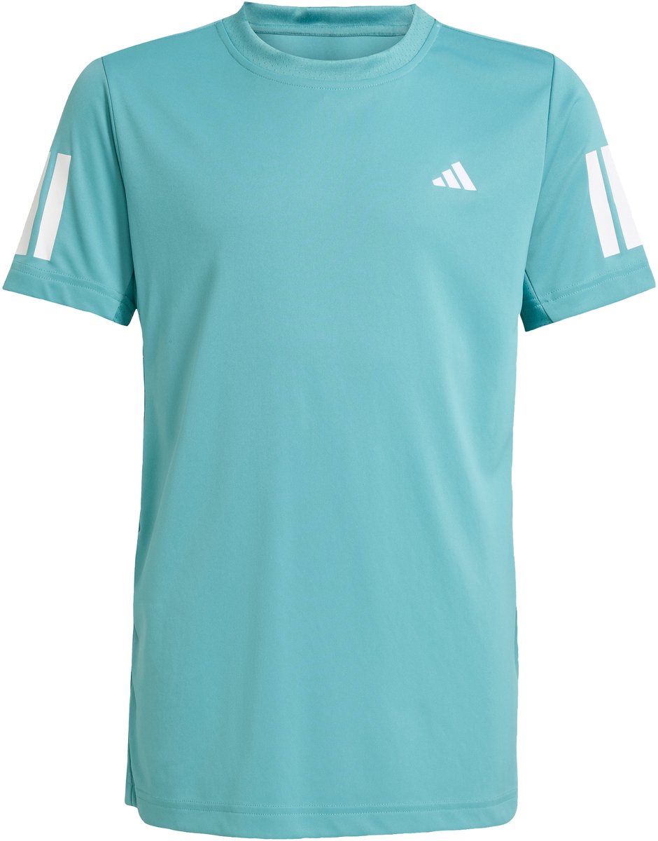 adidas Performance Club Tennis 3-Stripes T-shirt Kids Kinderen Turquoise