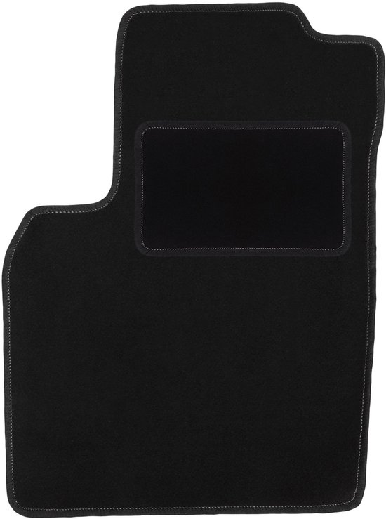 Bestuurdersmat zwart voor: Fiat Panda II hatchback (2002-2010)