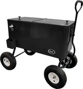 Bol.com AXI Bolderwagen Cooler in Zwart - Bolderkar - Koeler met wielen - 76L inhoud - Koelbox met aftapkraan aanbieding