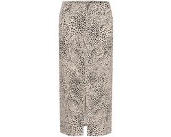Kaffe Rok Kalisa Skirt 10509882 107403 Abstract Leopard Dames Maat - W40