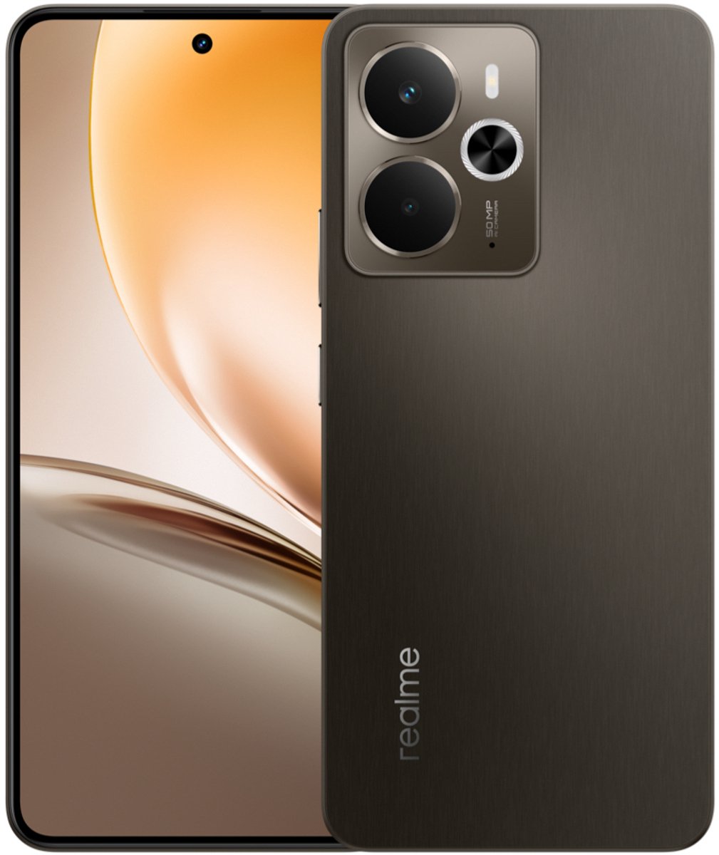 realme 14 16,9 cm (6.67") Dual SIM Android 15 5G 12 GB 256 GB 5860 mAh Zwart