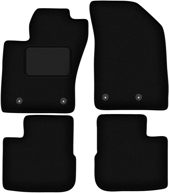 Tapis en velours noir pour : Fiat Tipo II break (2015-)