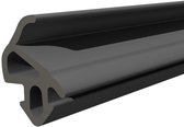 DQ-PP raamafdichting, Zwart, 40 meter, S-1559 Aluplast, PVC-ramen, Rubber afdichting Afdichtingsband, Kunststof raamafdichtingen, ALU-profielafdichting Deurafdichting