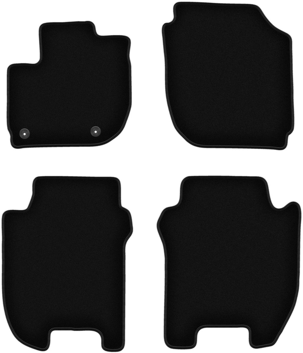 BASIC zwarte veloursmatten voor: Honda Jazz IV hatchback (2015-)