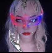 LED Bril Cyberpunk – Lichtgevend – Festival Accessoire – Oplaadbaar - B1.3