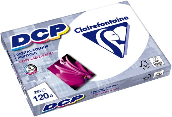 Foto: Clairefontaine laserpapier dcp a4 120grams wit 250 vellen