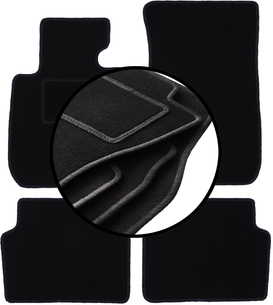 Complete set veloursmatten voor: BMW X1 E84 SUV (2004-2011)