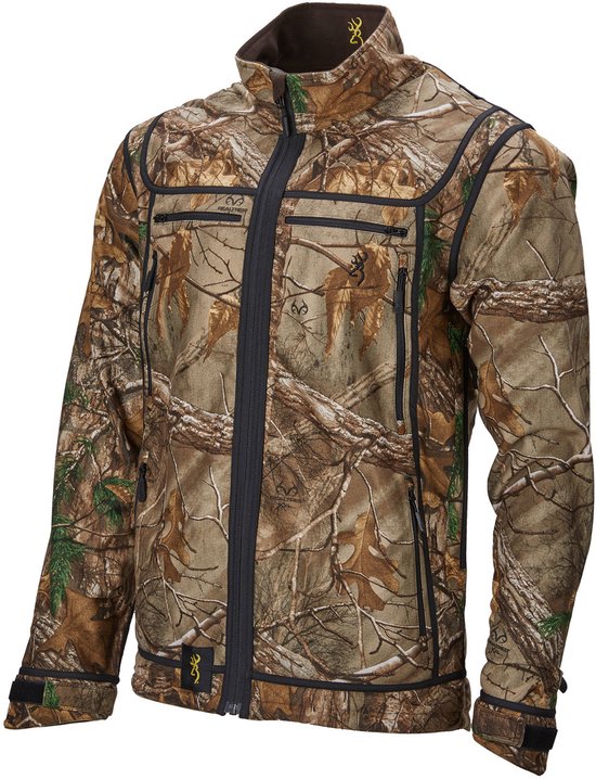Browning Veste Polaire Réversible Ultimate Activ - Coupe-Vent Imperméable Chasse