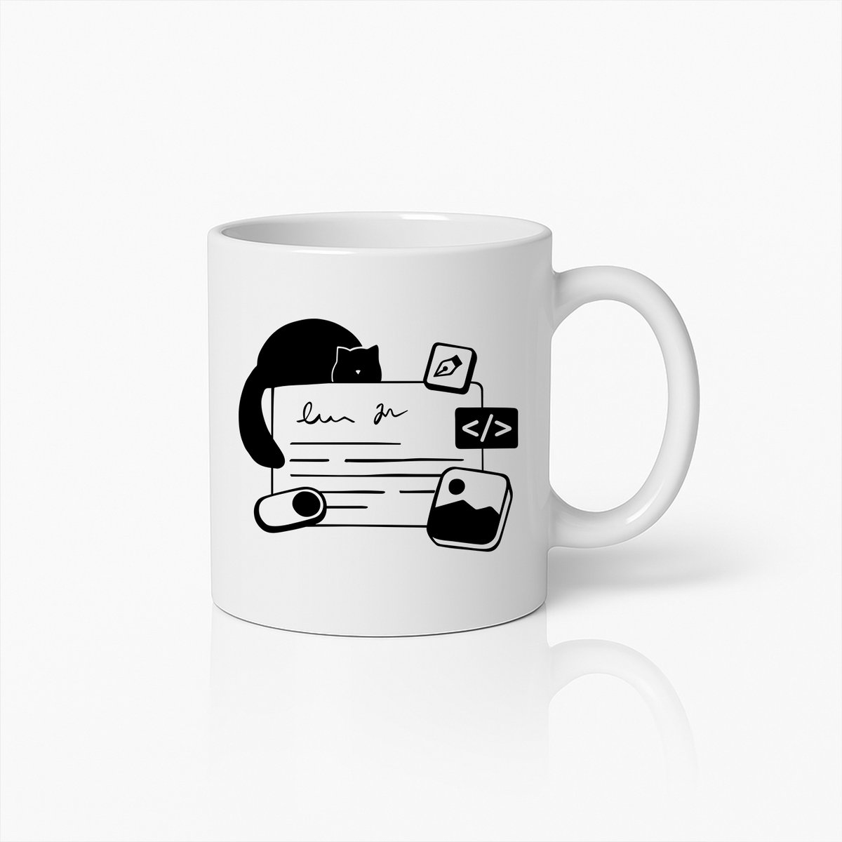 Programmeur Kat Coding Bureau Koffiemok – Perfect Cadeau voor Ontwikkelaars