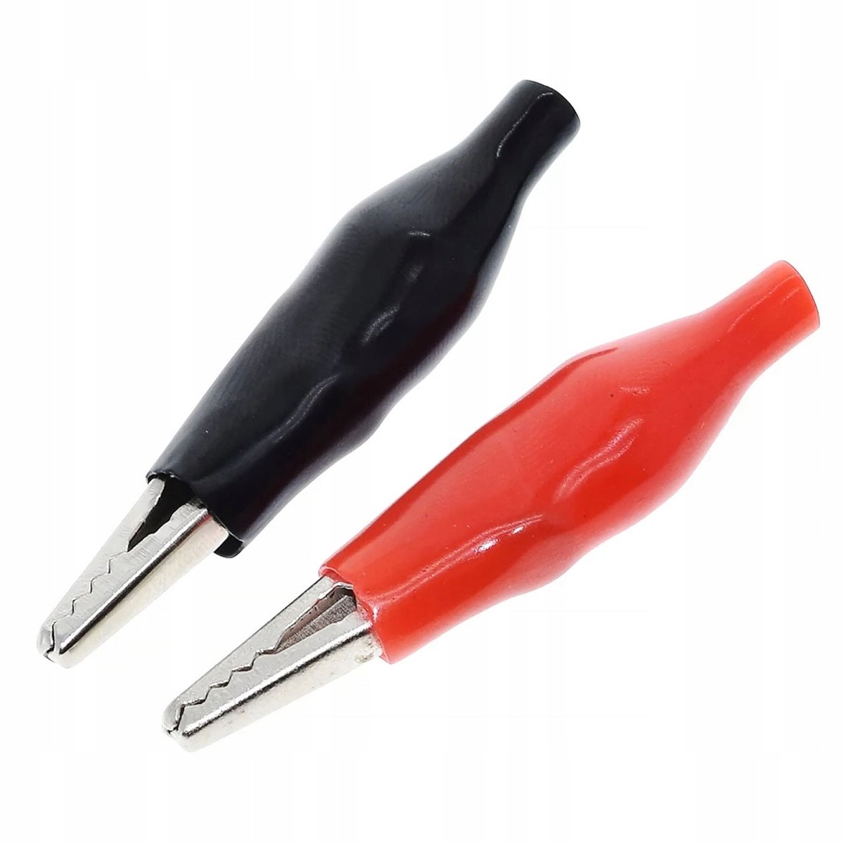 Krokodillenklem 2 stuks Zwart + Rood Geïsoleerd 3A