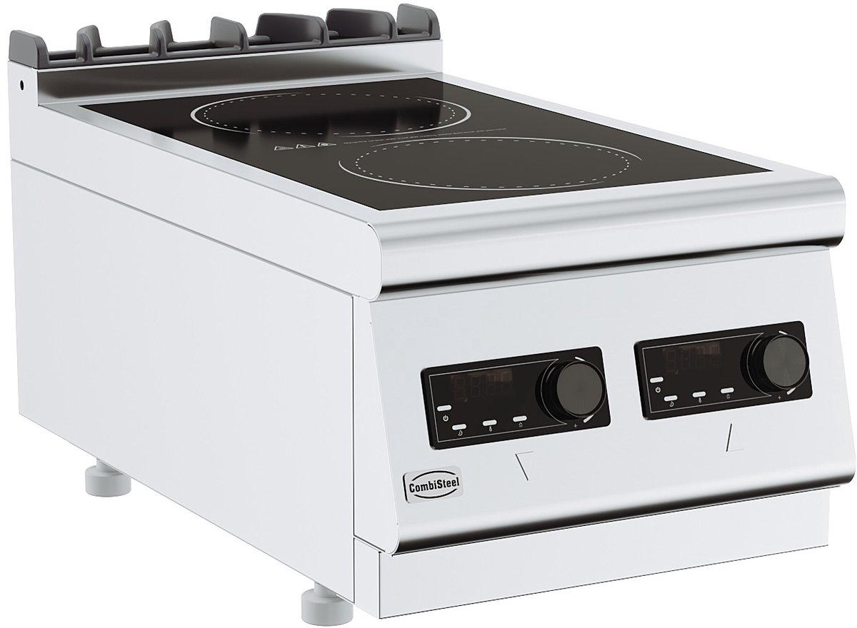 Base 700 Inductie Kookunit El. 2 Pl. Tafelmodel - CombiSteel 7178.0330 - Horeca
