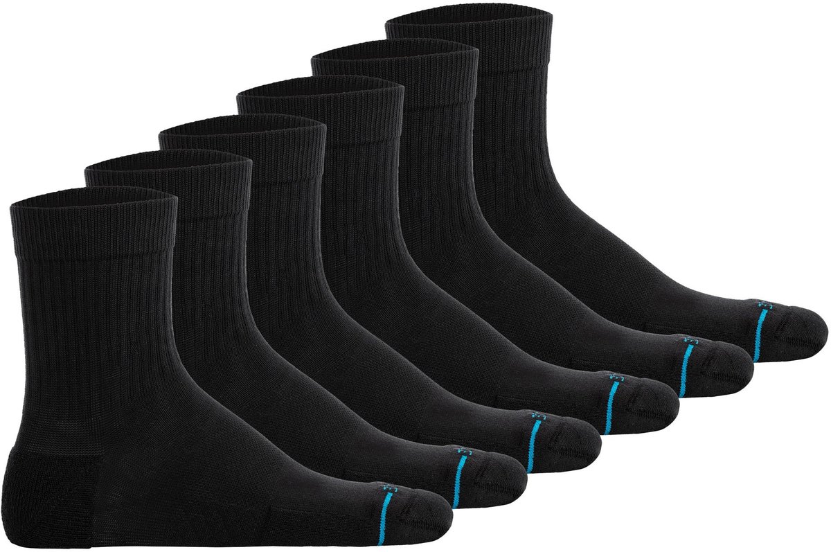 STANCE Sokken Icon Quarter Set van 6