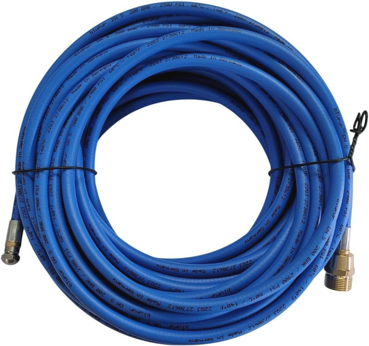 Buisreinigingsslang 30 meter - Polyethyleen voor hogedrukreinigers - Max. 200 bar
