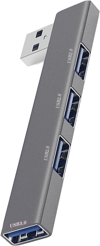 PremiumCord Hub USB 2.0 A 4 Porte – Piccolo, Senza Alimentazione, Fino A 480 Mbps