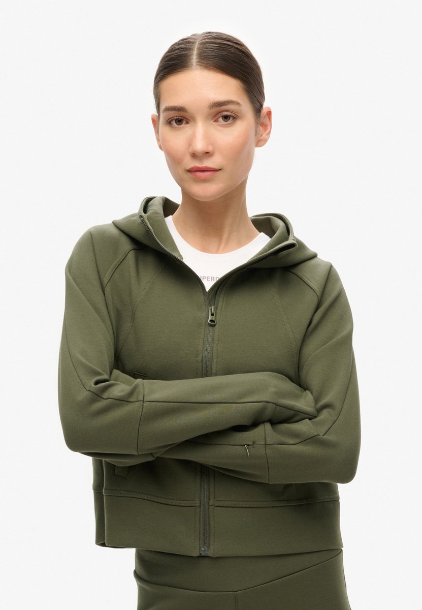 Superdry - Sport Tech Relaxed hoodie met rits - Dames - Hoodies