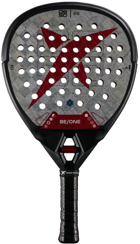 Drop Shot Be/One X-Drive 2.0 Padelracket - Diamant - 18K carbon