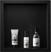 Via Fectio® Inbouwnis - Inbouwnis Badkamer - 30x30x10 cm - Mat Zwart