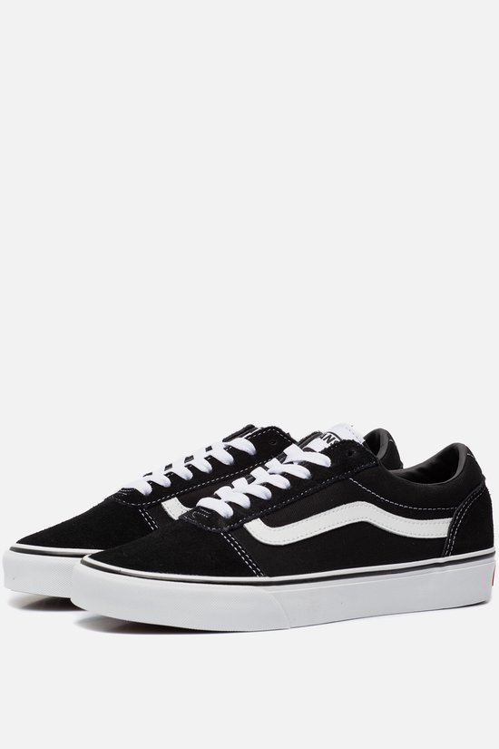 VANS MN Ward (Suede Canvas) black/whit -Maat 42