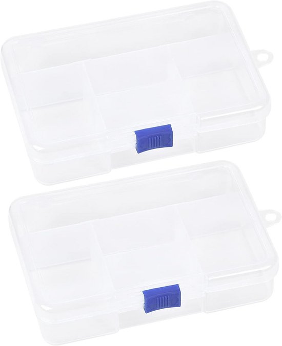 TFLPUO 2 Stück Karteikartenbox, Transparente Kartenbox TFLPUO 2 Stück Karteikartenbox, Transparente Kartenbox