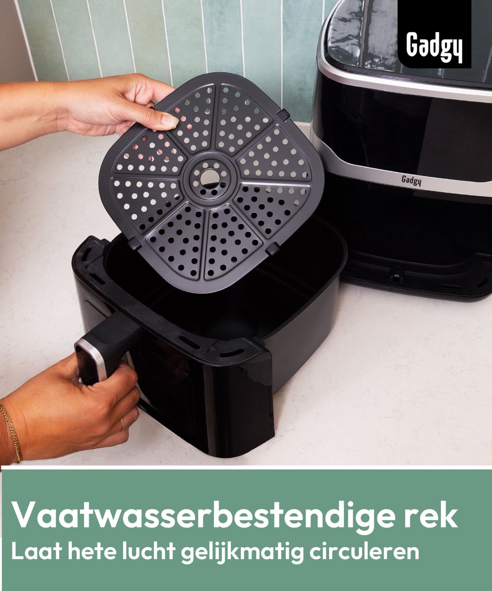 Gadgy Airfryer 5L met Dubbele Lade - Digitale - afbeelding 3