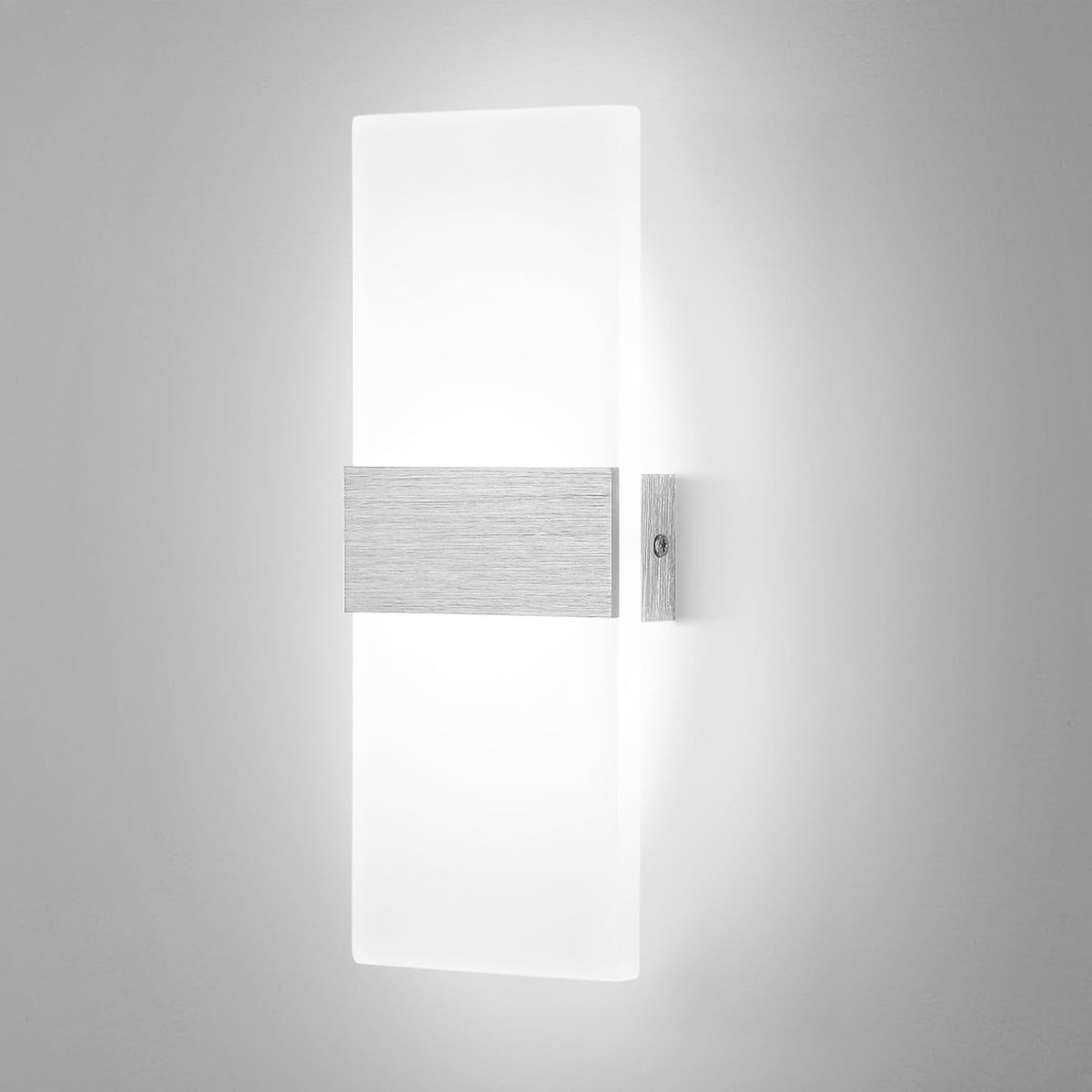 12 W LED-wandlamp - Koel wit - Moderne wandlamp voor binnen, hal, slaapkamer, gang, woonkamer, trap