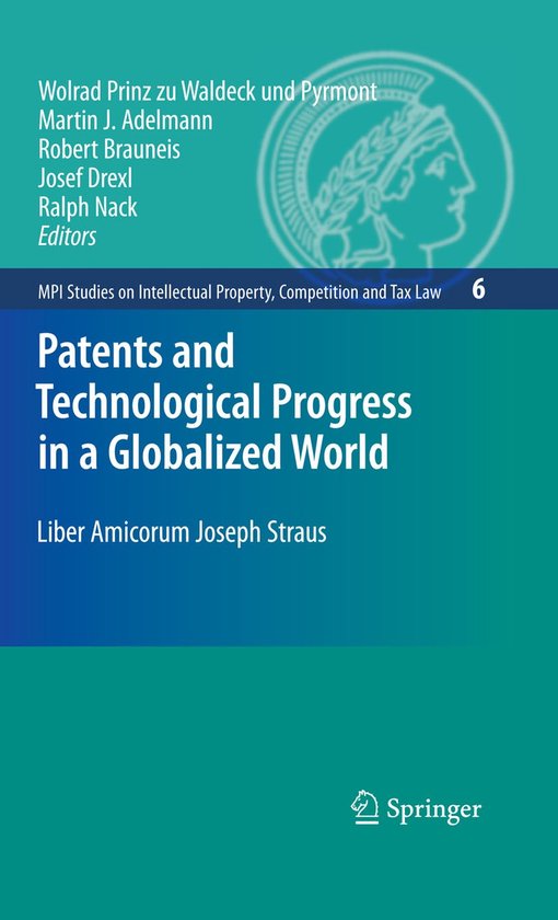 Patents and Technological Progress in a Globalized World - cover