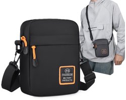 Crossbody Schoudertas Heren I Portemonnee I Heuptas I Sling Bag I Reis Tas I Telefoontasje I Waterafstotend I Zwart