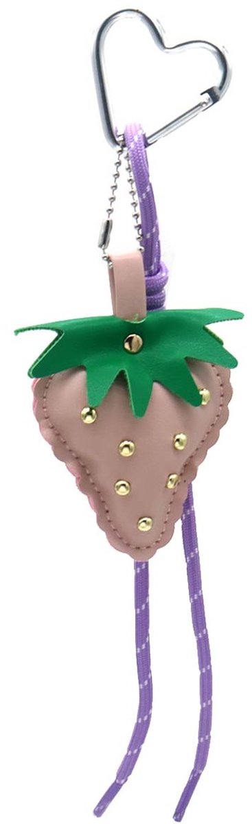 Sleutelhanger - Aardbei Design - Schattig en Vrolijk