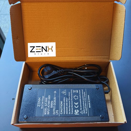 ZenXstore ZENX SJT-300E Snellader 54.6V 5A - voor 48V E-bikes, Fatbikes & E-scooters van Zenxstore — afbeelding 5
