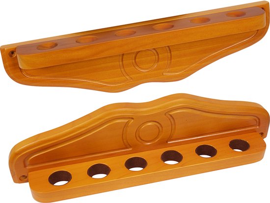 Cue rack for 6 cues Deluxe Maple van Peradon — afbeelding 2