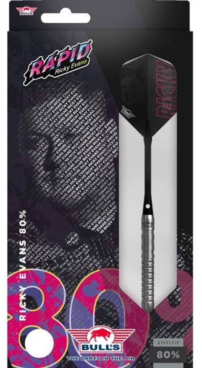 Bull's Ricky Evans E2 80% - Dartpijlen 25 Gram
